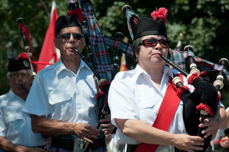 2 July 1st Parade Cobourg Pipes and Drums